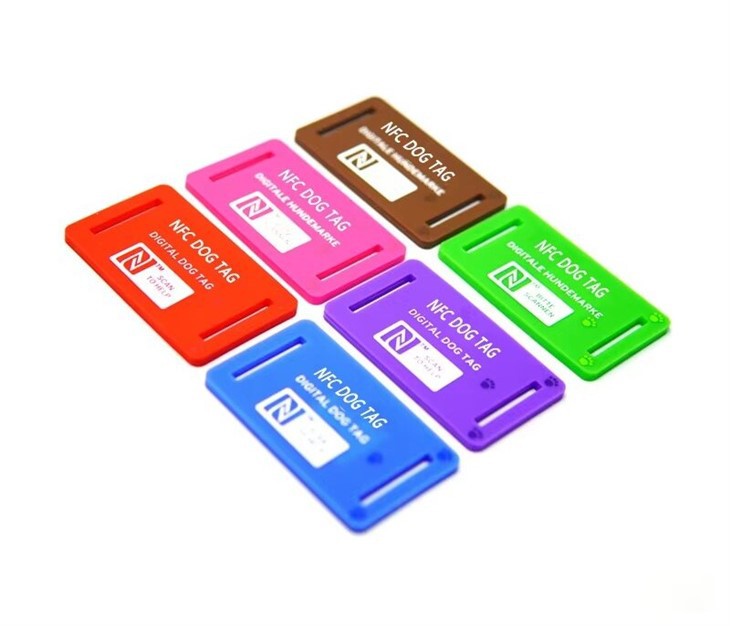 সিলিকন এনএফসি কুকুর ট্যাগ